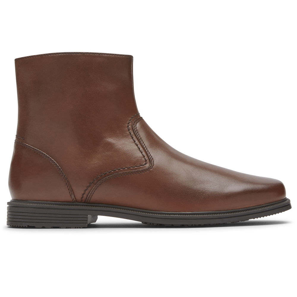 Rockport Boots For Mens Brown - Taylor Zipper - HK9758260